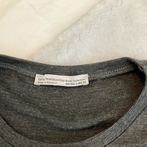 Zara Trafaluc grey shirt dress - Picture 3 of 5